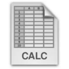 Spreadsheet document icon