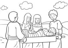 Death scene from Bible