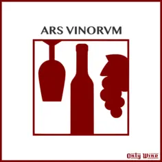 Red silhouette for wine