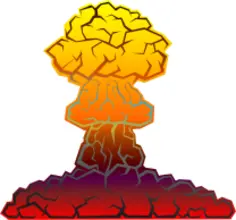 Nuclear explosion image