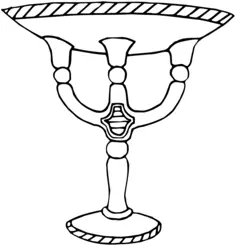 White and black cup