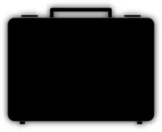 Briefcase with shadow effect