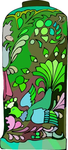 Bird on vase