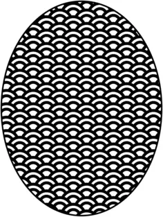 Patterned egg
