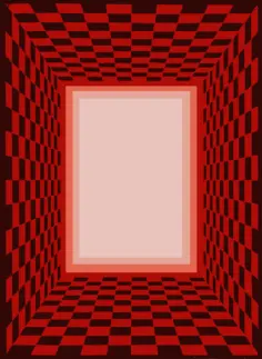 Red checked Frame
