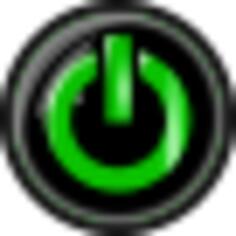 Power button green and black