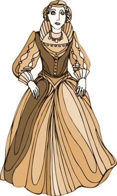 Medieval princess image
