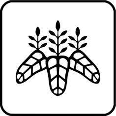 Crops silhouette image