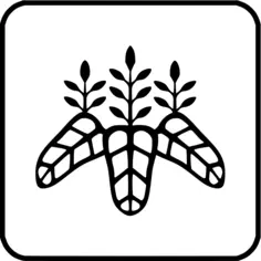 Crops silhouette image