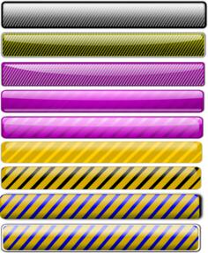 Colored Bars Vector Pack