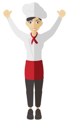 Lady chef