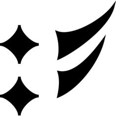 Yoorn letter silhouette