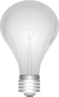 Light bulb off