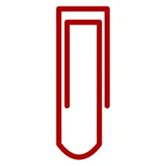 Red paper clip
