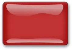 Red glossy button