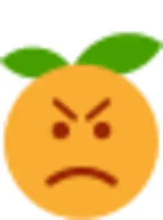 Angry orange