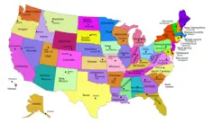 United States Map With Capitals