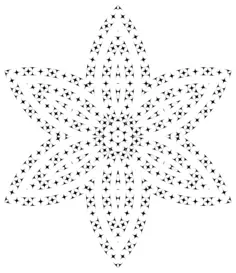 Abstract decorative flower