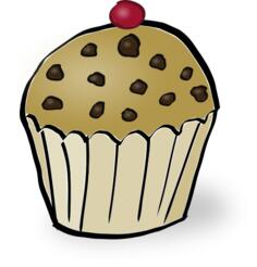 Chocolate chip muffin