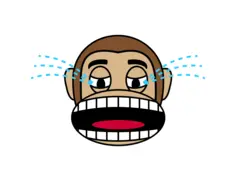 Monkey crying