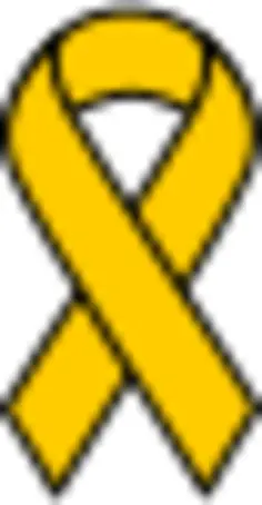Yellow ribbon symbol