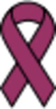 Purple ribbon
