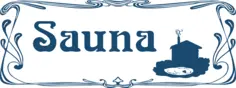 Sauna sign