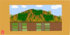 Mountains in fall