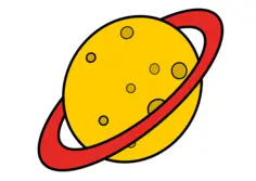 Yellow planet