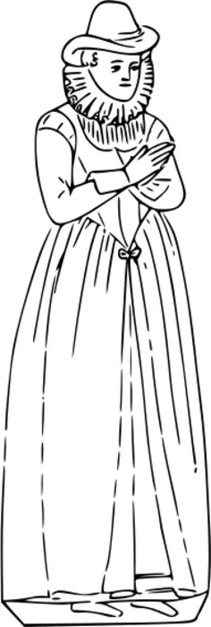 Woman in Vintage fashion