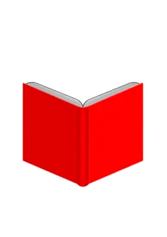 Open book with red cover