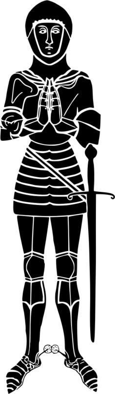 Knight praying