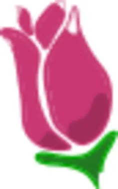 Abstract pink rose vector clip art