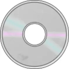 Compact Disc with surface damage graphics