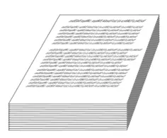 Black and white illustration of manuscript