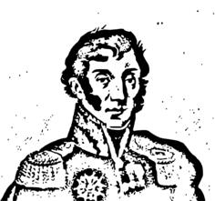 General Jean Maximilien Lamarque profile illustration