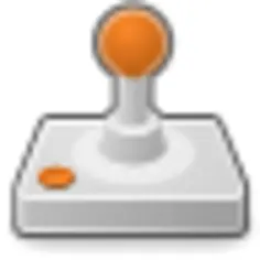 Vector image of gaming console joystick sign