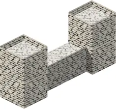 Fictitious Roman wall vector image