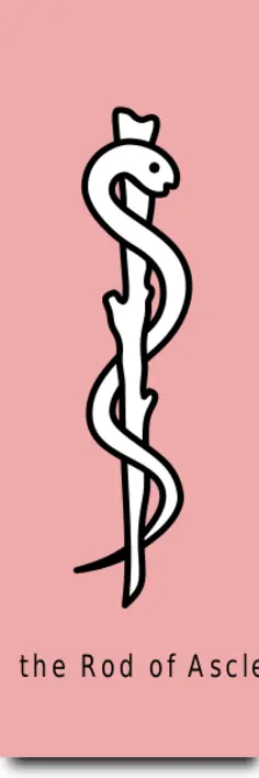 Graphics of the Rod of Asclepius