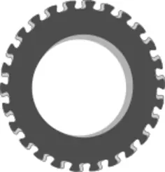 Vector image of fancy gear wheel
