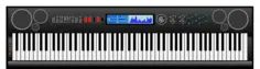 Vector graphics of synthesizer