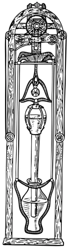Vector image of gift power machine