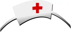 Nursing cap vector drawing