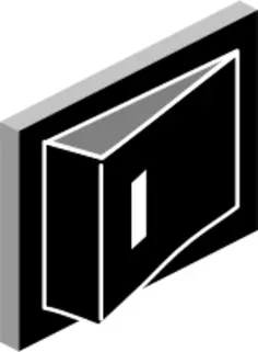 Switch ON button vector graphics