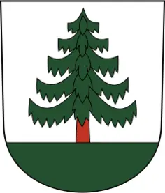 Vector image of coat of arms of Bauma City