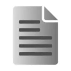 Grayscale text file icon vector clip art