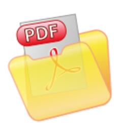 Save as PDF icon vector clip art