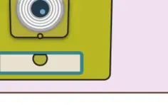 Part of a vintage camera vector image