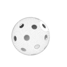 Vector image of floorball ball