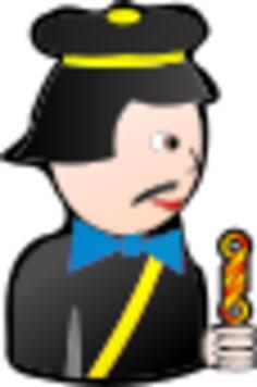 Jack of Spades cartoon vector drawing